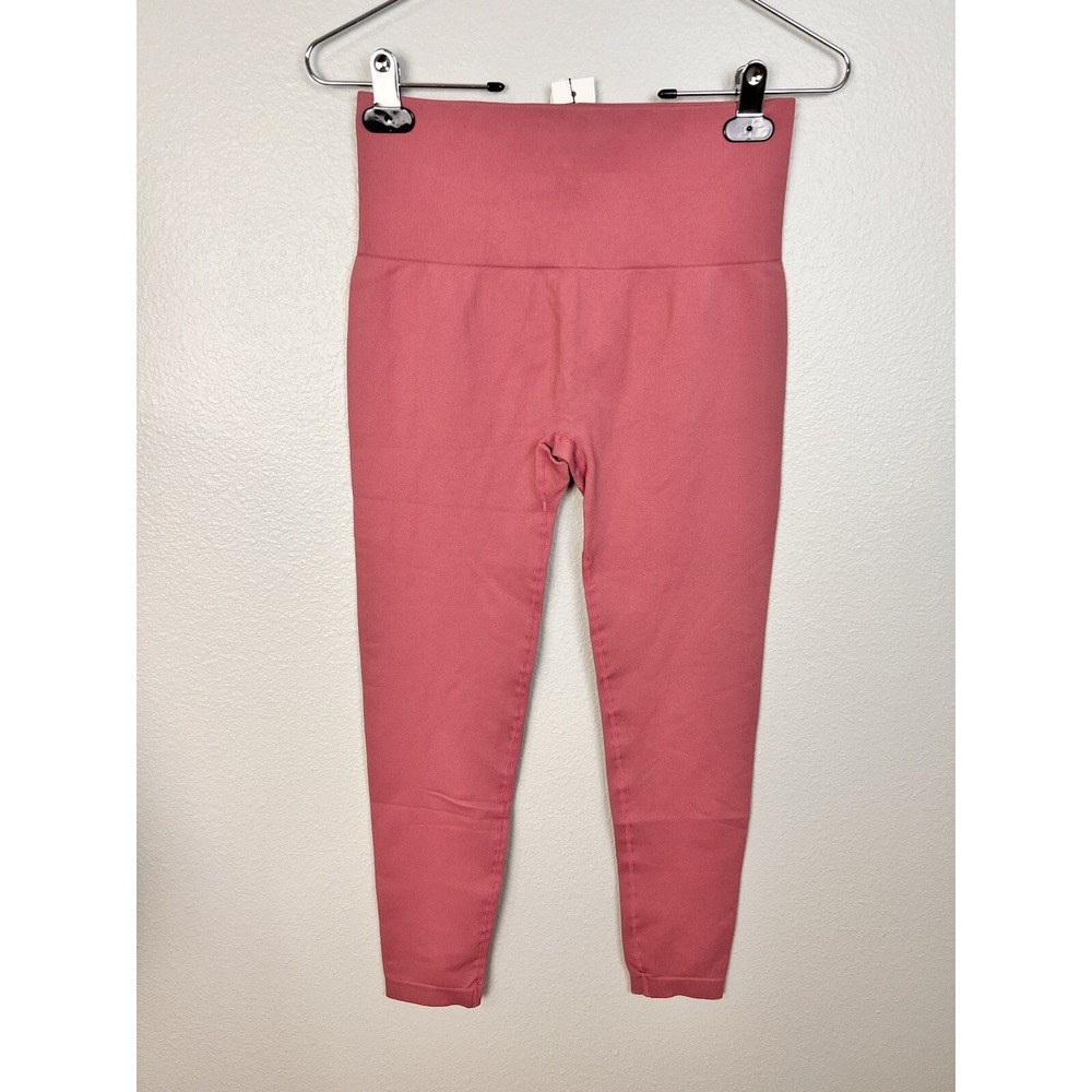 ILUS Women's Seamlux Stretch Quick Dry Intensify Leggings Pink Size‎ Large NWT